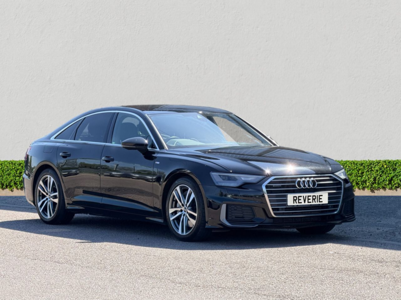 2022 Audi A6 Saloon 2.0 Tfsie 50 S Line Saloon 4dr Petrol Plug-In Hybrid S Tronic Quattro Euro 6 (s/s) 17.9kwh (299 Ps) in Black — image 1