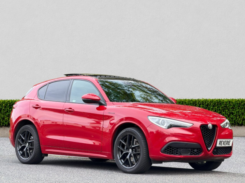 2021 Alfa Romeo Stelvio 2.0t Veloce SUV 5dr Petrol Auto Q4 AWD Euro 6 (s/s) (280 Ps) in Red — image 1