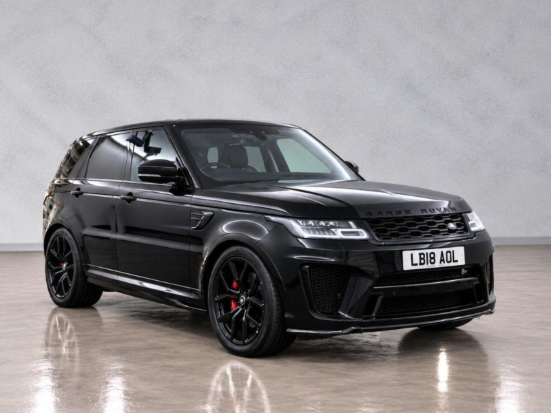 2018 Land Rover Range Rover Sport 5.0 P575 V8 Svr Auto 4WD Euro 6 (s/s) 5dr in Black — image 1