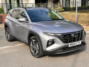 2024 Hyundai Tucson 1.6 H T-Gdi Premium Auto Euro 6 (s/s) 5dr in Silver — image 2