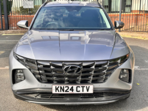 2024 Hyundai Tucson 1.6 H T-Gdi Premium Auto Euro 6 (s/s) 5dr in Silver — image 4