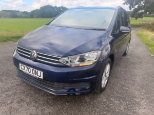 2020 Volkswagen Touran 1.5 Tsi Evo Se MPV 5dr Petrol DSG Euro 6 (s/s) (150 Ps) in Blue — image 4