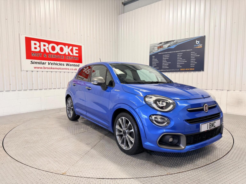 2019 Fiat 500x 1.0 Firefly Turbo Sport Euro 6 (s/s) 5dr in Blue — image 1