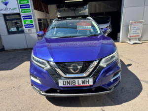2018 Nissan Qashqai 1.5 Dci Tekna in Blue — image 2