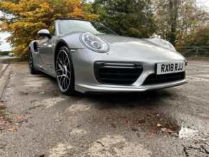 2018 Porsche 911 3.8t 991 Turbo Pdk 4WD Euro 6 (s/s) 2dr in Silver — image 2