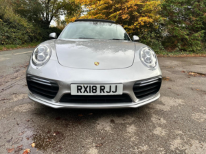 2018 Porsche 911 3.8t 991 Turbo Pdk 4WD Euro 6 (s/s) 2dr in Silver — image 3