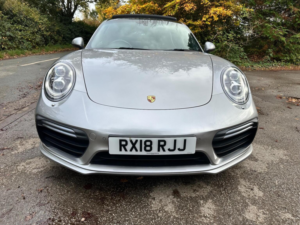 2018 Porsche 911 3.8t 991 Turbo Pdk 4WD Euro 6 (s/s) 2dr in Silver — image 4