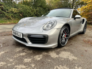 2018 Porsche 911 3.8t 991 Turbo Pdk 4WD Euro 6 (s/s) 2dr in Silver — image 5