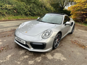 2018 Porsche 911 3.8t 991 Turbo Pdk 4WD Euro 6 (s/s) 2dr in Silver — image 6