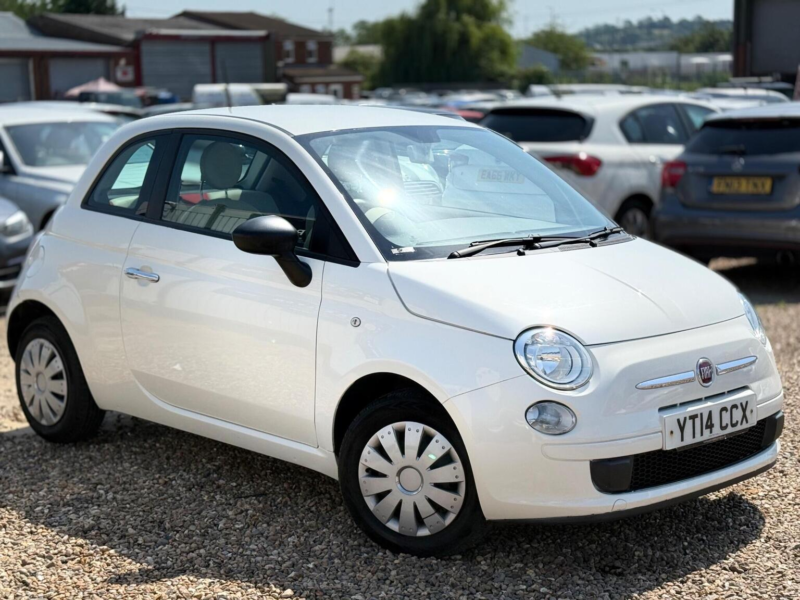2014 Fiat 500 1.2 Pop Euro 6 (s/s) 3dr in White — image 1