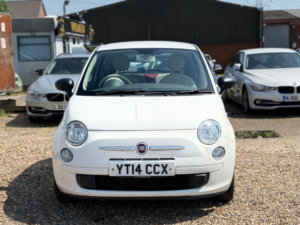 2014 Fiat 500 1.2 Pop Euro 6 (s/s) 3dr in White — image 5
