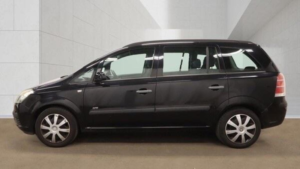 2006 Vauxhall Zafira 1.6 16v Life Euro 4 5dr in Black — image 3