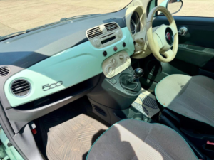 2014 Fiat 500 1.2 Lounge Euro 6 (s/s) 3dr in Green — image 5