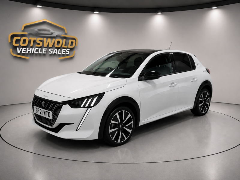 2021 Peugeot E-208 50kwh Gt Premium in White — image 1