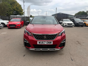 2017 Peugeot 3008 1.6 Bluehdi Gt Line Eat Euro 6 (s/s) 5dr in Red — image 2