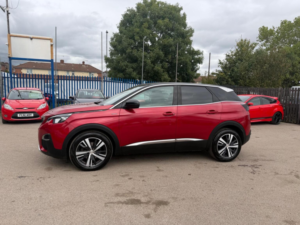 2017 Peugeot 3008 1.6 Bluehdi Gt Line Eat Euro 6 (s/s) 5dr in Red — image 3