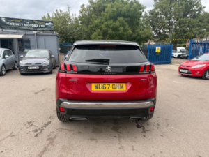 2017 Peugeot 3008 1.6 Bluehdi Gt Line Eat Euro 6 (s/s) 5dr in Red — image 5