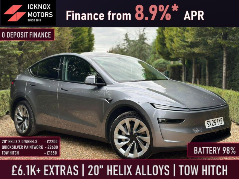 2025 Tesla Model Y 84.7kwh (dual Motor) Long Range Auto 4wde 5dr in Grey — image 1