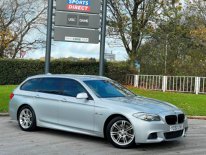 2010 BMW 5 Series 2.0 520d M Sport Touring Steptronic Euro 5 5dr in Silver — image 3