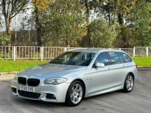 2010 BMW 5 Series 2.0 520d M Sport Touring Steptronic Euro 5 5dr in Silver — image 5
