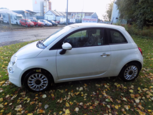 2020 Fiat 500 1.0 Mhev Lounge Euro 6 (s/s) 3dr in White — image 2