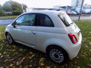 2020 Fiat 500 1.0 Mhev Lounge Euro 6 (s/s) 3dr in White — image 4