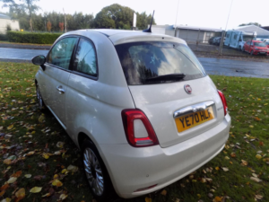 2020 Fiat 500 1.0 Mhev Lounge Euro 6 (s/s) 3dr in White — image 5