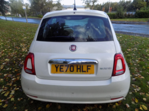 2020 Fiat 500 1.0 Mhev Lounge Euro 6 (s/s) 3dr in White — image 6