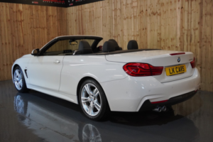 2017 BMW 4 Series 2.0 420d M Sport Convertible in White — image 4