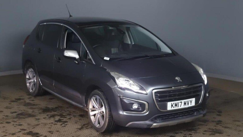2017 Peugeot 3008 1.6 Bluehdi Allure Eat Euro 6 (s/s) 5dr in Grey — image 1