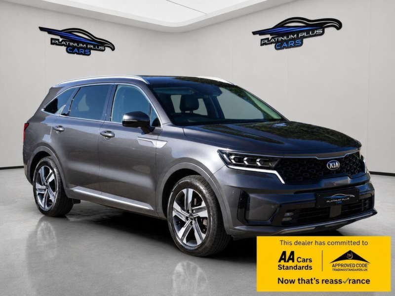 2021 Kia Sorento 1.6 H T-Gdi 3 Auto AWD Euro 6 (s/s) 5dr in Grey — image 1