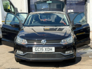 2015 Volkswagen Polo 1.2 Tsi Bluemotion Tech Se DSG Euro 6 (s/s) 5dr in Black — image 5