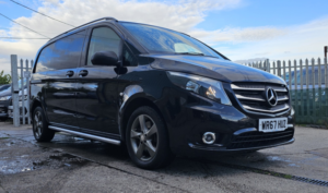 2017 Mercedes-Benz Vito 2.1 119 Cdi Bluetec Sport Crew Van G-Tronic+ Rwd L1 Euro 6 (s/s) 5dr in Black — image 3