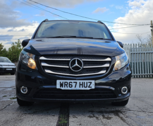 2017 Mercedes-Benz Vito 2.1 119 Cdi Bluetec Sport Crew Van G-Tronic+ Rwd L1 Euro 6 (s/s) 5dr in Black — image 6