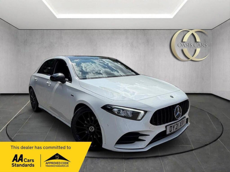2021 Mercedes-Benz A Class 2.0 A200d Exclusive Edition 8g-Dct Euro 6 (s/s) 5dr in White — image 1