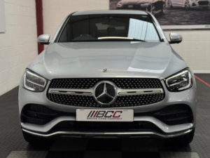 2021 Mercedes-Benz Glc 2.0 Glc300de 13.5kwh Amg Line (premium Plus) Coupe G-Tronic+ 4matic Euro 6 (s/s) 5dr in Silver — image 4
