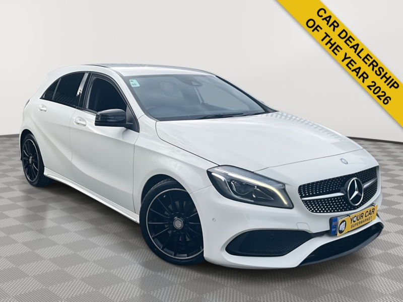 2016 Mercedes-Benz A Class 1.6 A180 Amg Line (premium) Hatchback 5dr Petrol 7g-Dct Euro 6 (s/s) (122 Ps) in White — image 1
