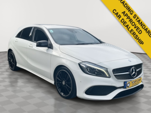 2016 Mercedes-Benz A Class 1.6 A180 Amg Line (premium) Hatchback 5dr Petrol 7g-Dct Euro 6 (s/s) (122 Ps) in White — image 2