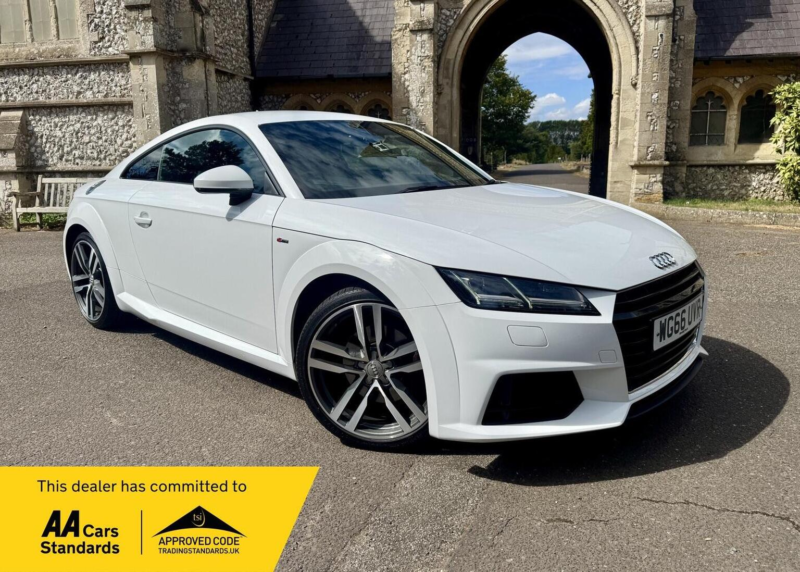 2016 Audi Tt 1.8 Tfsi S Line Euro 6 (s/s) 3dr in White — image 1