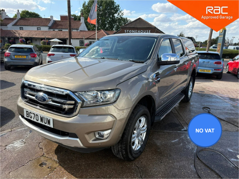 2020 Ford Ranger 2.0 Ecoblue Limited Pickup Double Cab 4dr Diesel Auto 4WD Euro 6 (s/s) (170 Ps) in Silver — image 1