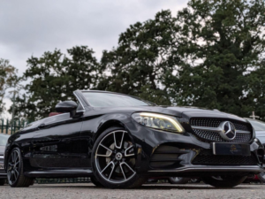 2019 Mercedes-Benz C Class 1.5 C200 Mhev Amg Line (premium) Cabriolet G-Tronic+ Euro 6 (s/s) 2dr in Black — image 2