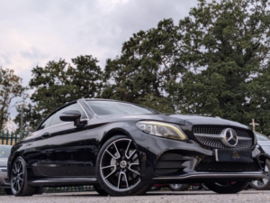2019 Mercedes-Benz C Class 1.5 C200 Mhev Amg Line (premium) Cabriolet G-Tronic+ Euro 6 (s/s) 2dr in Black — image 4