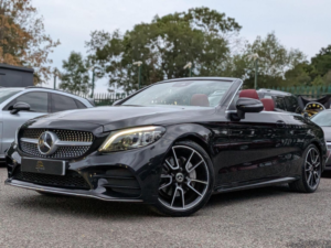 2019 Mercedes-Benz C Class 1.5 C200 Mhev Amg Line (premium) Cabriolet G-Tronic+ Euro 6 (s/s) 2dr in Black — image 5