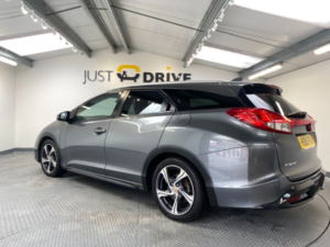 2015 Honda Civic 1.6 I-Dtec Ex Plus Tourer 5dr Diesel Manual Euro 5 (s/s) (120 Ps) in Grey — image 4