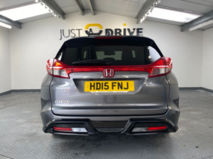 2015 Honda Civic 1.6 I-Dtec Ex Plus Tourer 5dr Diesel Manual Euro 5 (s/s) (120 Ps) in Grey — image 5
