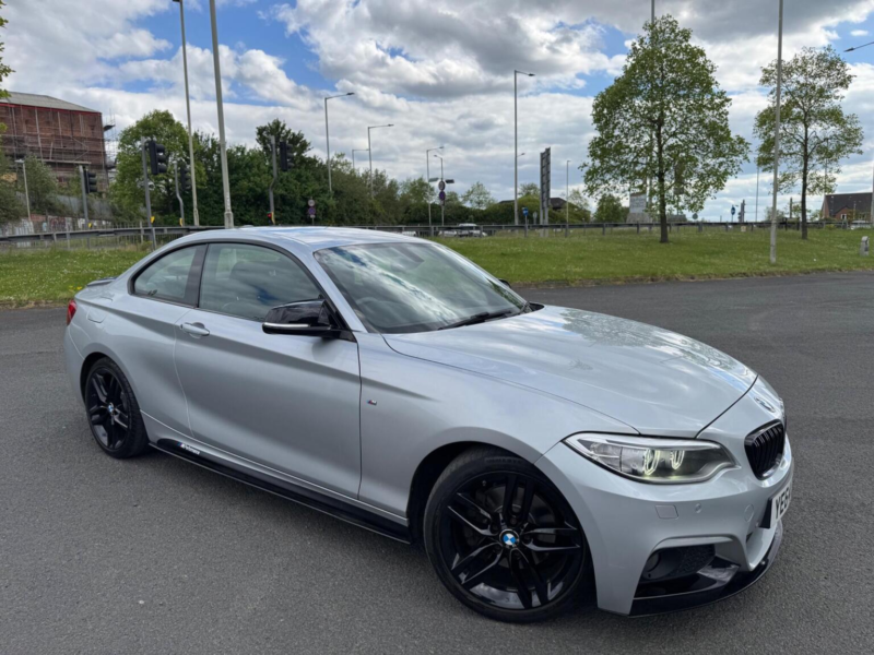 2014 BMW 2 Series 2.0 220d M Sport Euro 6 (s/s) 2dr in Silver — image 1