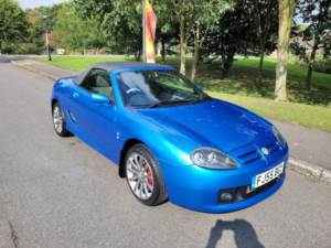 2005 MG Tf 1.8 Spark Se Convertible 2dr Petrol Manual (189 G/km, 134 Bhp) in Blue — image 3