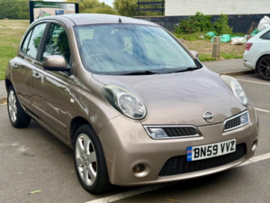 2009 Nissan Micra 1.2 16v N-Tec 5dr in Beige — image 2