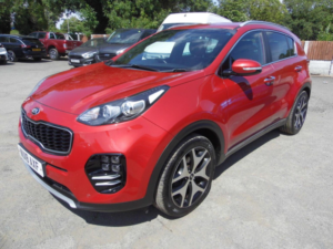 2018 Kia Sportage 1.6 T-Gdi Gt-Line AWD Euro 6 5dr in Red — image 3