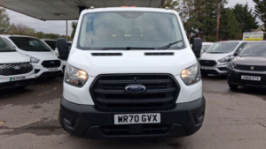2021 Ford Transit 2.0 350 Ecoblue Leader Chassis Double Cab 4dr Diesel Manual Rwd L3 Euro 6 (s/s) (130 Ps) in White — image 2